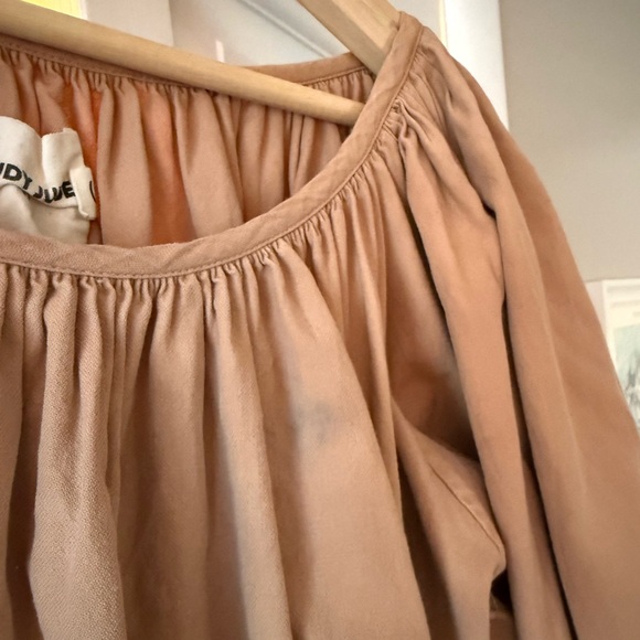 RUDY JUDE Gather Blouse in Bark size XS - Picture 3 of 4